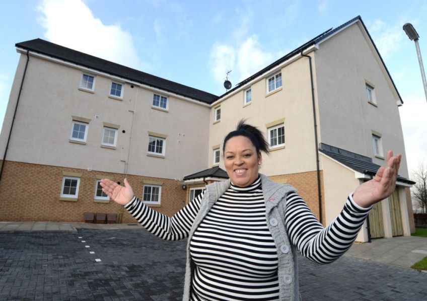 Nattalie McCulloch is delighted with her home in Braehead.