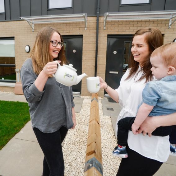 Tenants move into new Barlanark homes